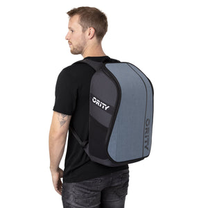 ORITY GO backpack on model